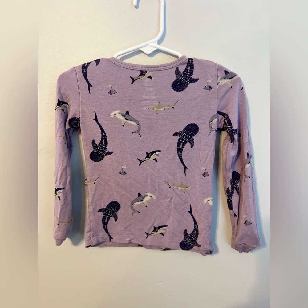 Kyte Baby PJ Set | Taro Shark | 18-24